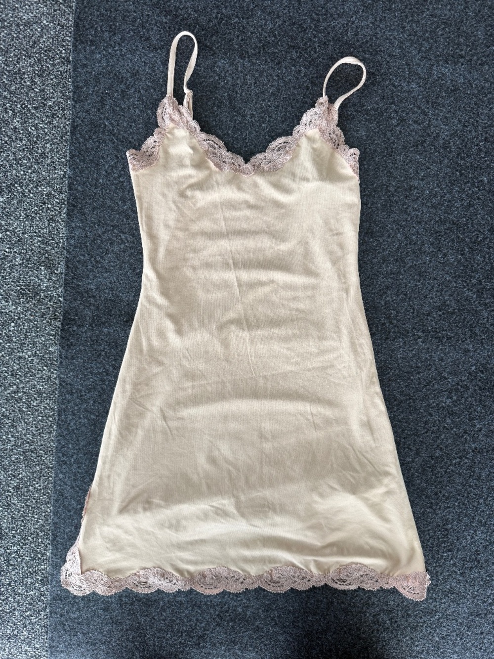 Only Hearts NYC Slip Dress in Beige